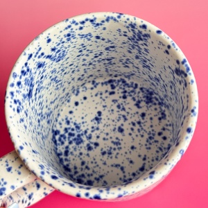 Cobalt splash - Ceramiczny kubek 400ml