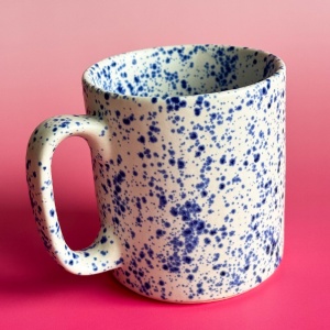 Cobalt splash - Ceramiczny kubek 400ml